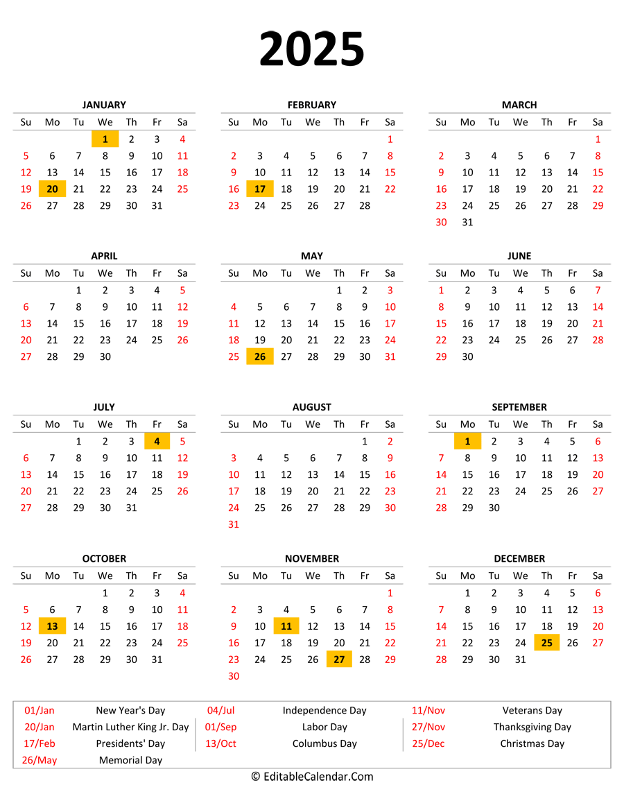 Print Sept 2025 Blank Calendar