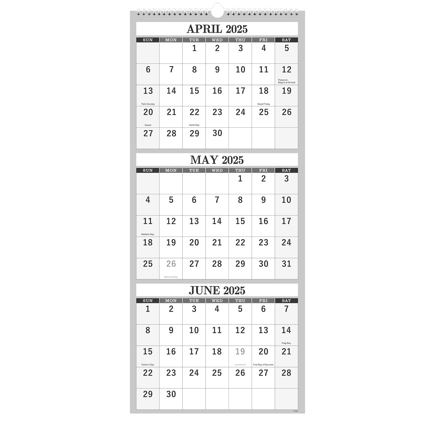 Amazon 2025 2026 Wall Calendar Apr 2025 Jul 2026 3 Month Calendar Vertical Display 3 Month Wall Calendar 2025 2026 11 X 26 Large Monthly Calendar Lay Flat Holidays Blocks Perfect For Planning Office Products