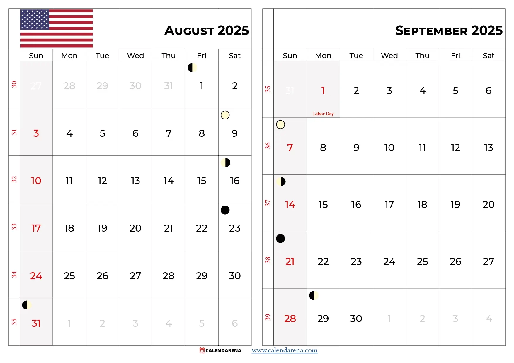 August 2025 Calendar With Holidays