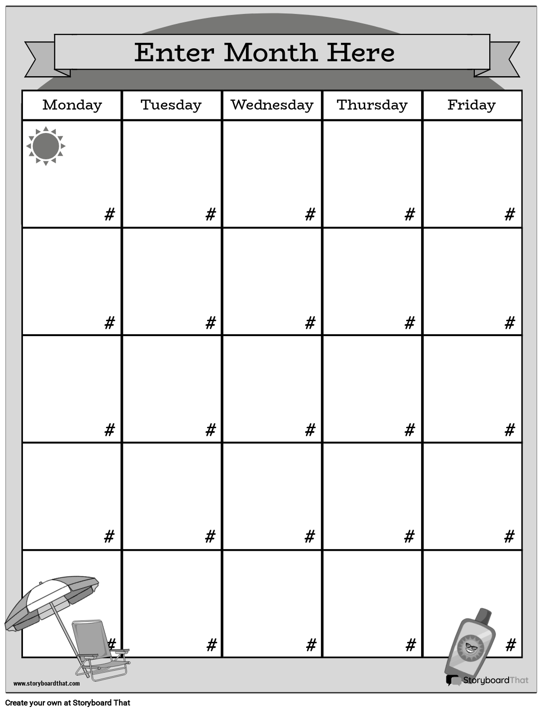Create Printable Calendars With Storyboard That In 2025