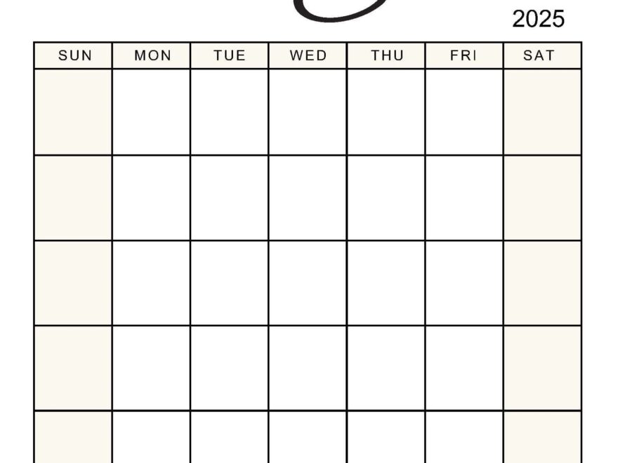 Free Cute Printable August 2025 Calendars CalendarKart