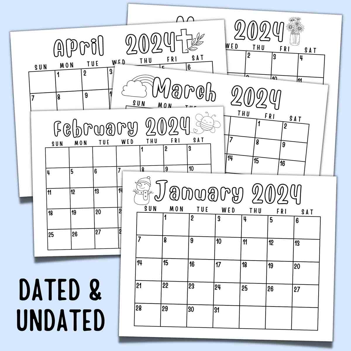 Blank Printable September Calendar 2025