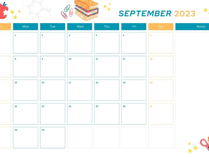 Free Printable September 2025 Calendar Templates Canva