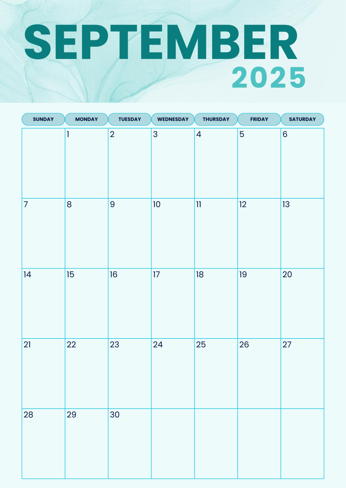 Free Simple Portrait September 2025 Calendar Template To Edit Online Free Simple Portrait September 2025 Calendar Template To Edit Online