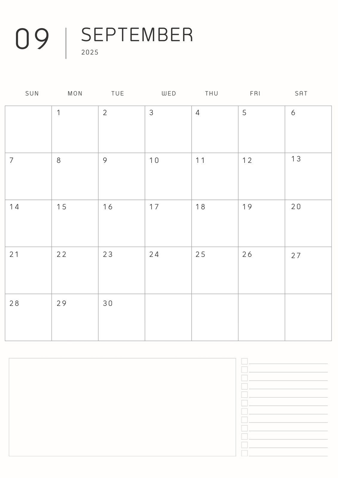 Page 3 Free And Customizable September Templates