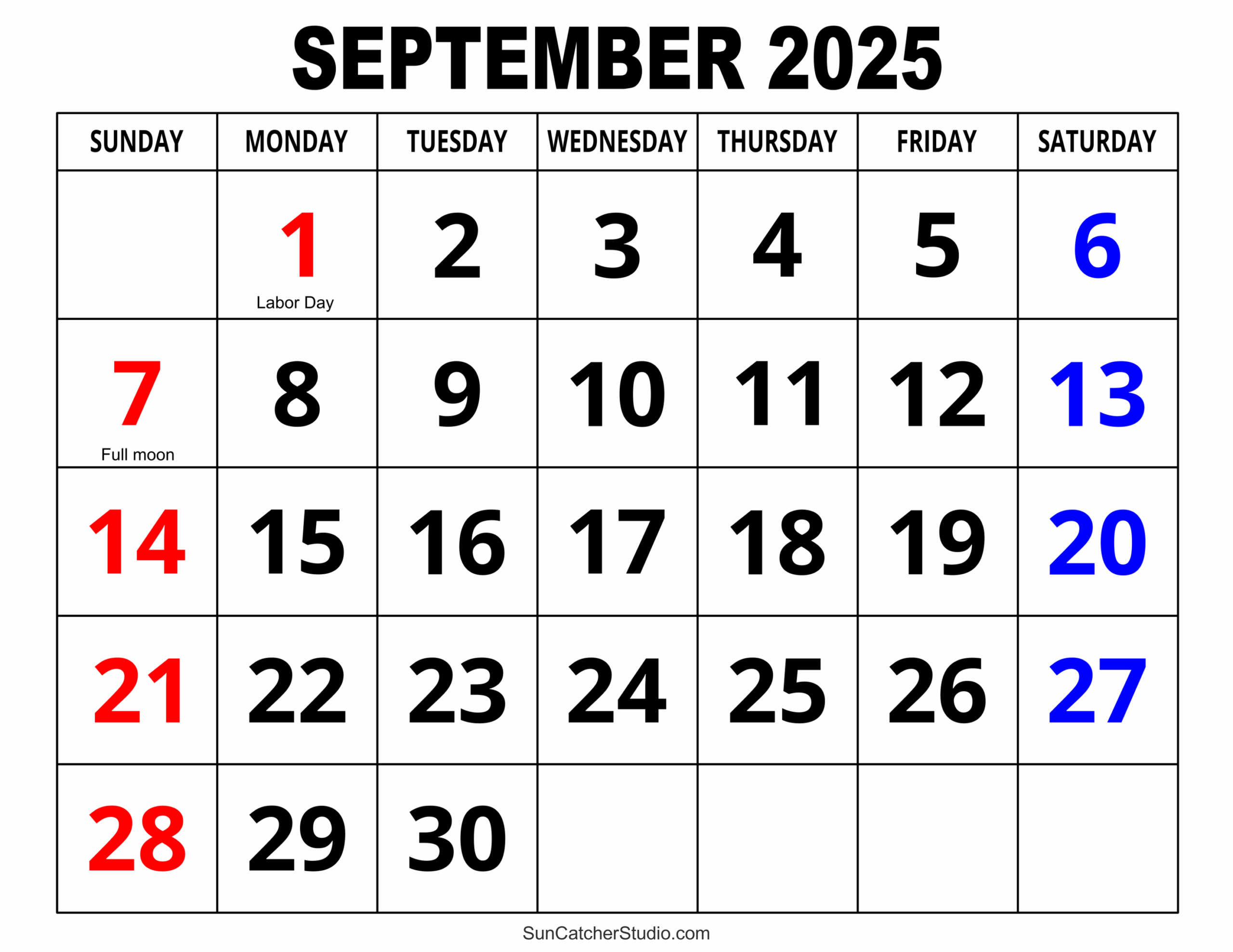 September 2025 Calendar Free Printable Free Printables Monograms Design Tools Patterns DIY Projects