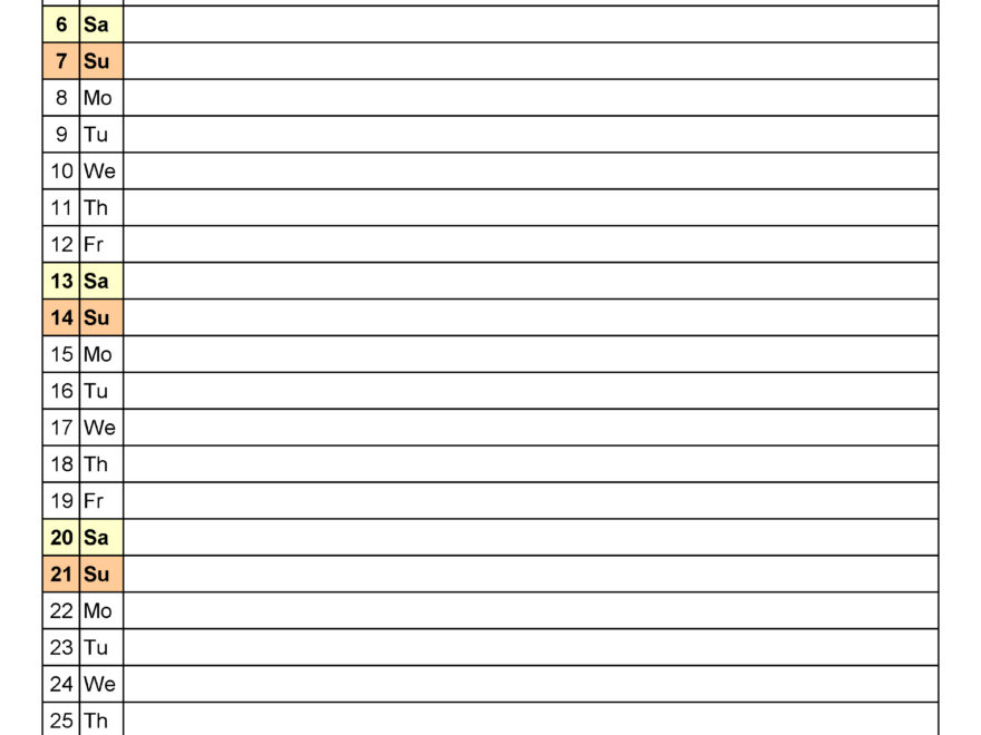 September 2025 Calendar Templates For PDF Excel And Word