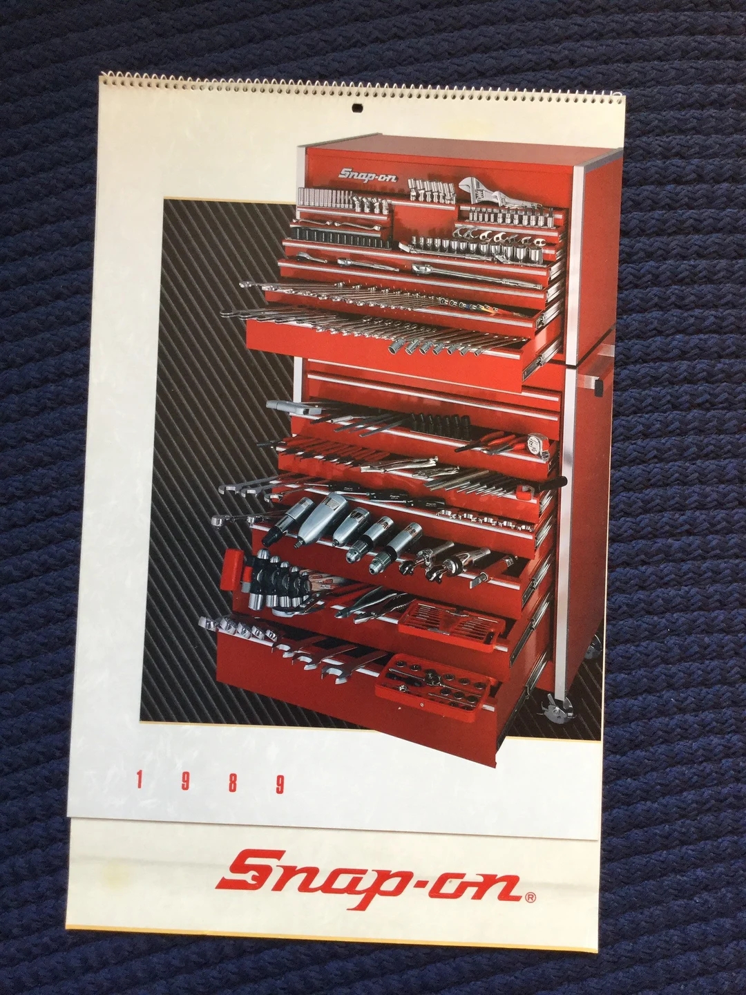 Snap on Tool Calendar 1989 Etsy