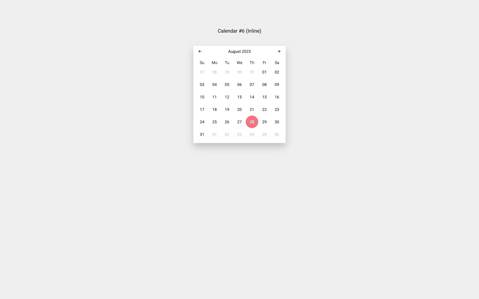 20 Free Bootstrap Calendars 2025 AdminLTE IO 20 Free Bootstrap Calendars 2025 AdminLTE IO