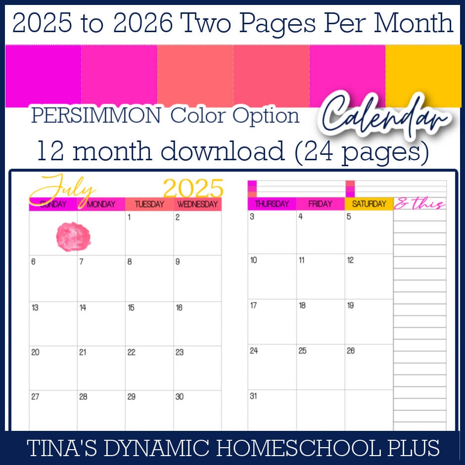 Blank Calendar 2025 Two Monthes