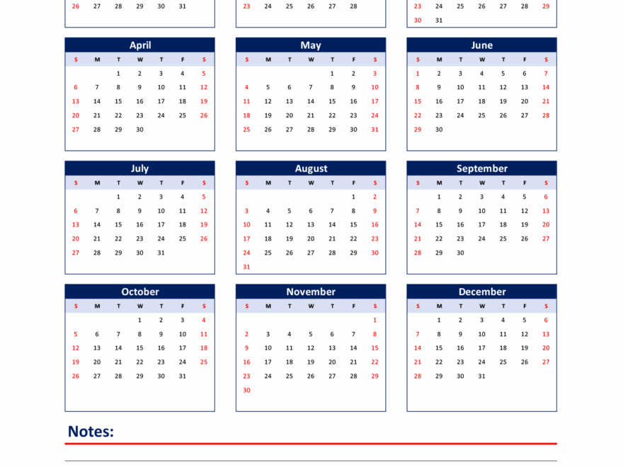 2025 Annual Calendar Template Excel Google Sheets PDF Highfile