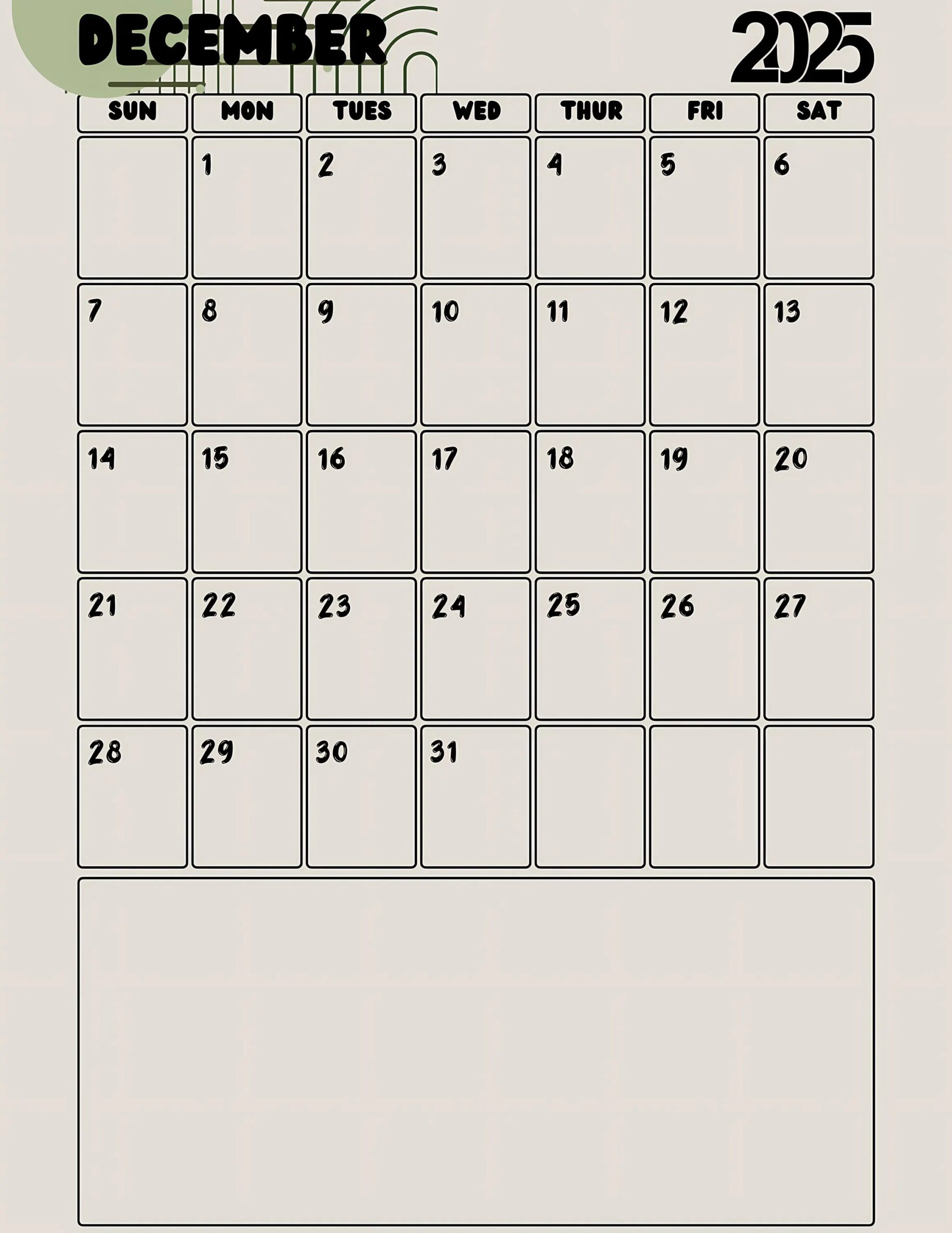 2025 Calendar 2025 Yearly Calendar 2025 Monthly Calendar Etsy