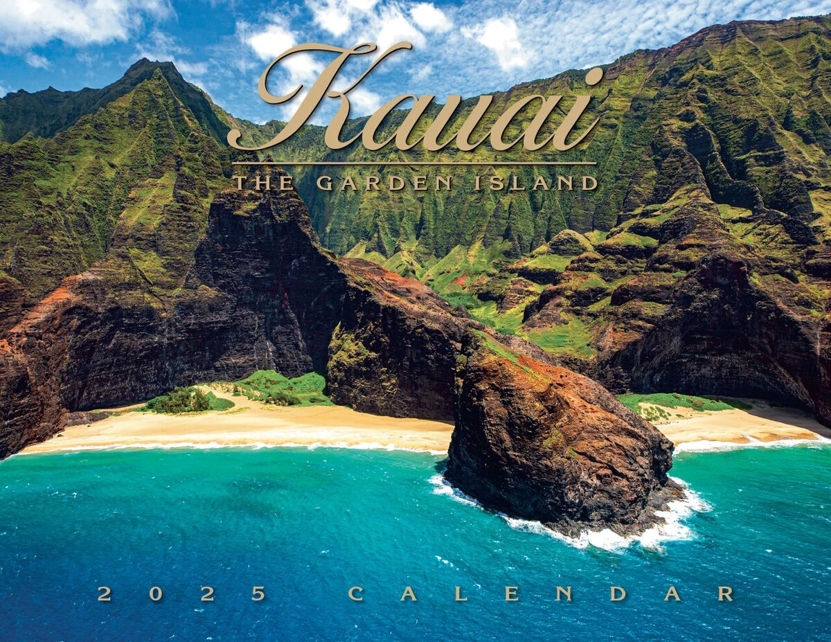 2025 CALENDAR KAUAI THE GARDEN ISLAND EBay