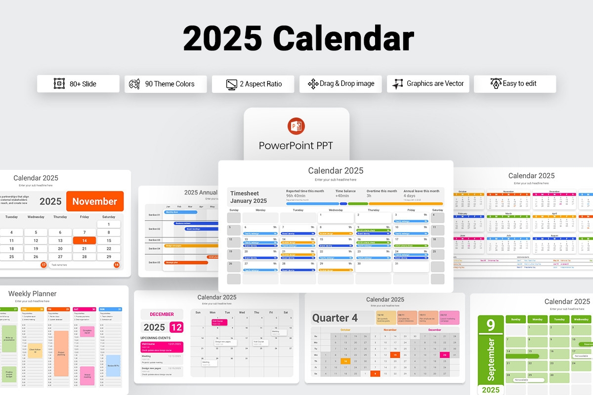 Blank Microsoft 2025 Calendar