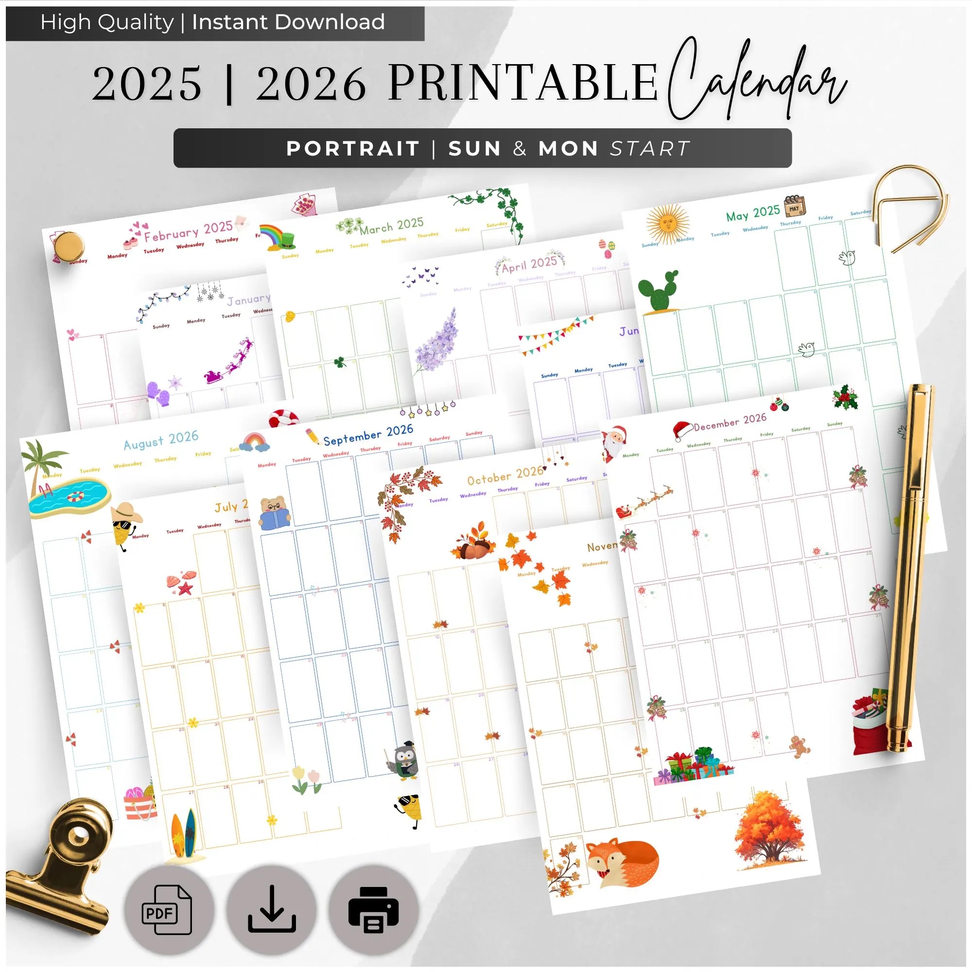 2025 Calendar Printable Cute Kids Calendar 2025 Wall Calendar PDF Editable Calendar Kids Monthly Planner Homeschool Calendars Animated Etsy 2025 Calendar Printable Cute Kids Calendar 2025 Wall Calendar PDF Editable Calendar Kids Monthly Planner Homeschool Calendars Animated Etsy