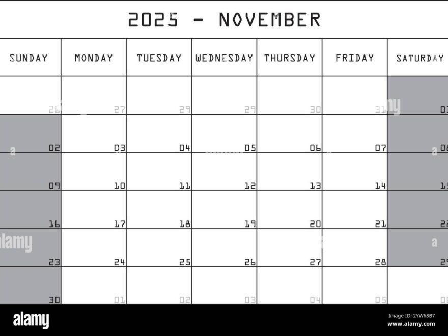 2025 Calendar Stock Vector Images Page 3 Alamy