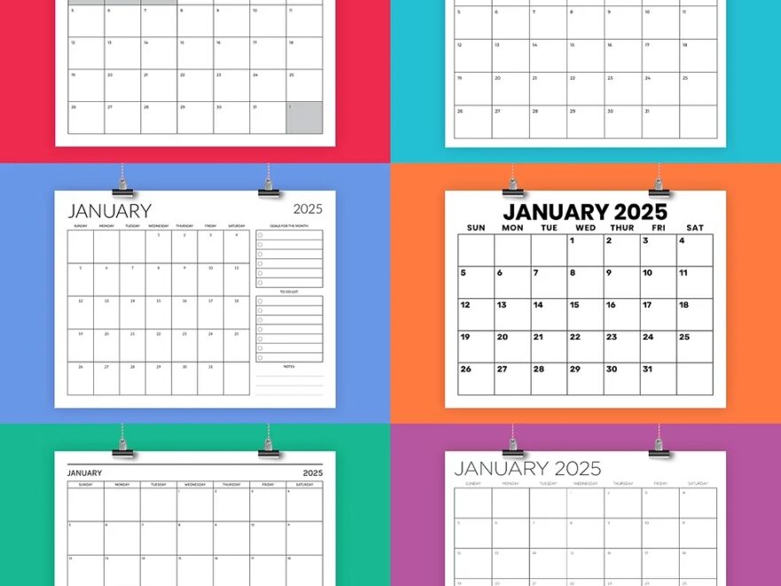 2025 Calendar Templates Available