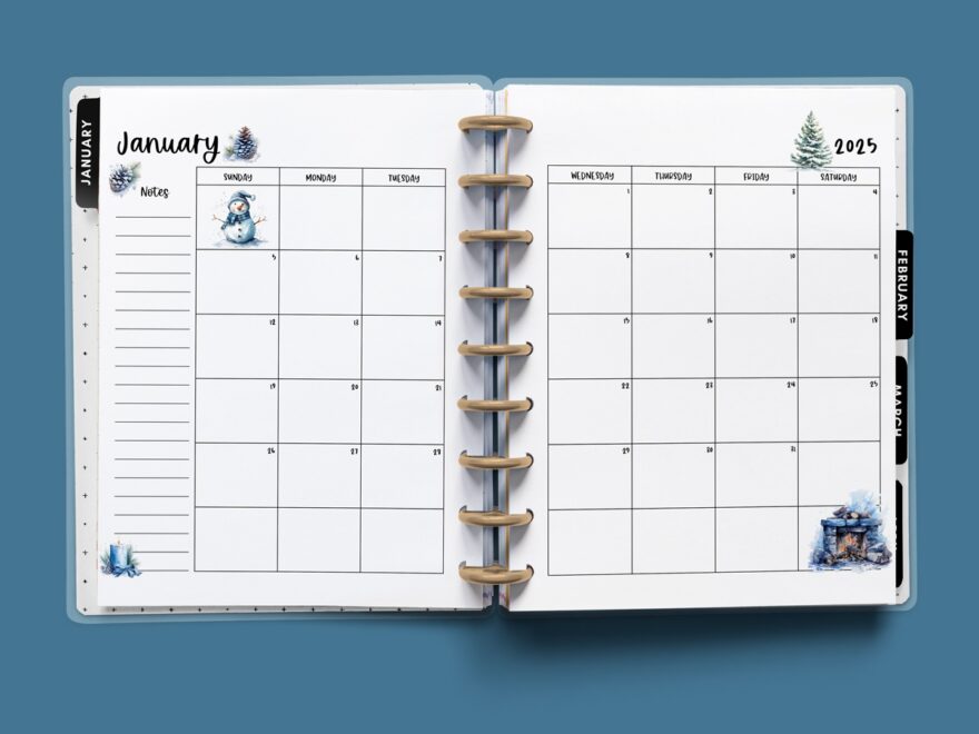 2025 Free Printable Monthly Calendar With Holidays