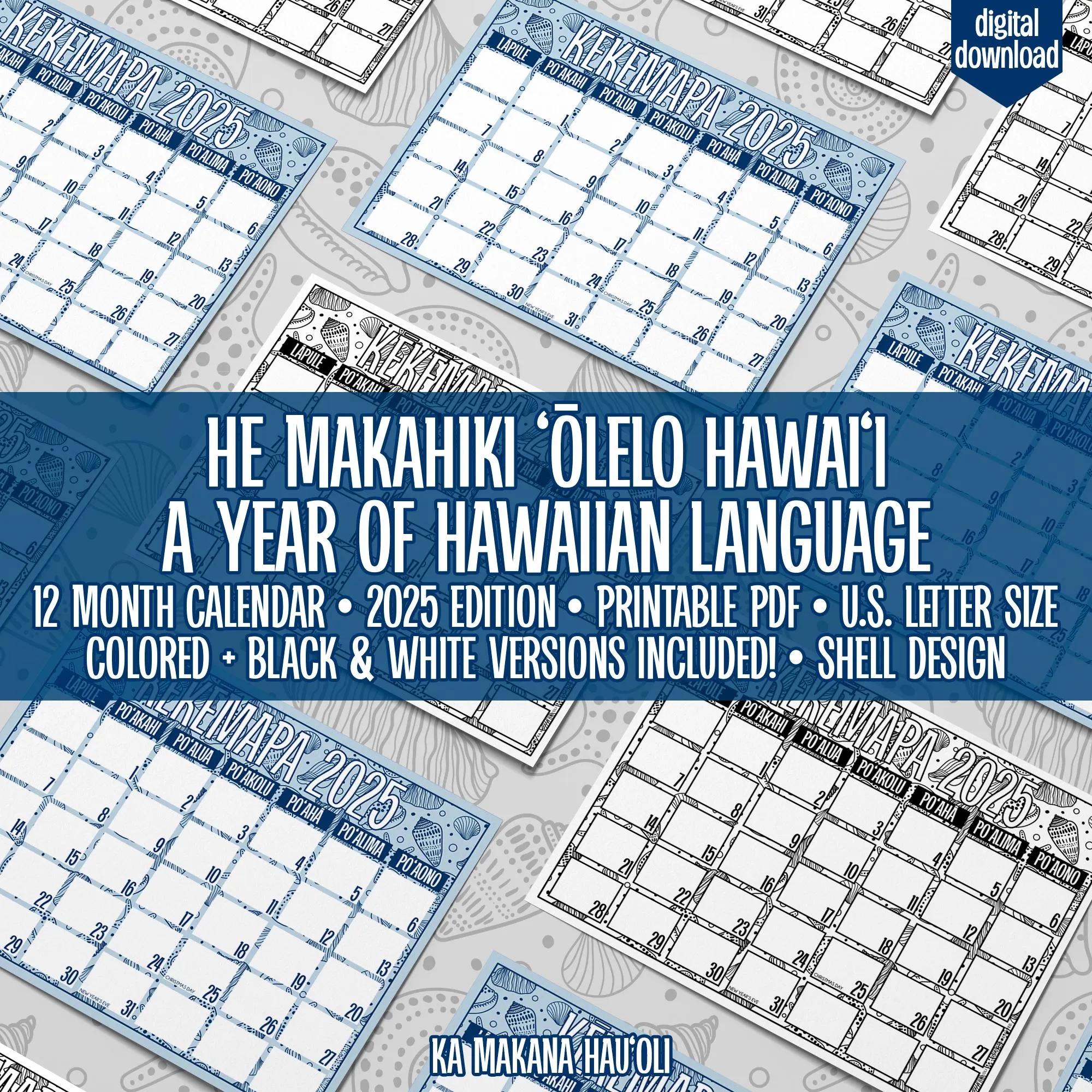 2025 Hawaii Planner Download Etsy