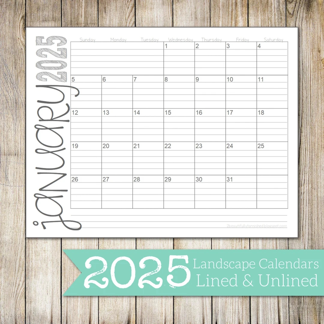 Free 2025 Blank Monthly Calendar Template Free 2025 Blank Monthly Calendar Template