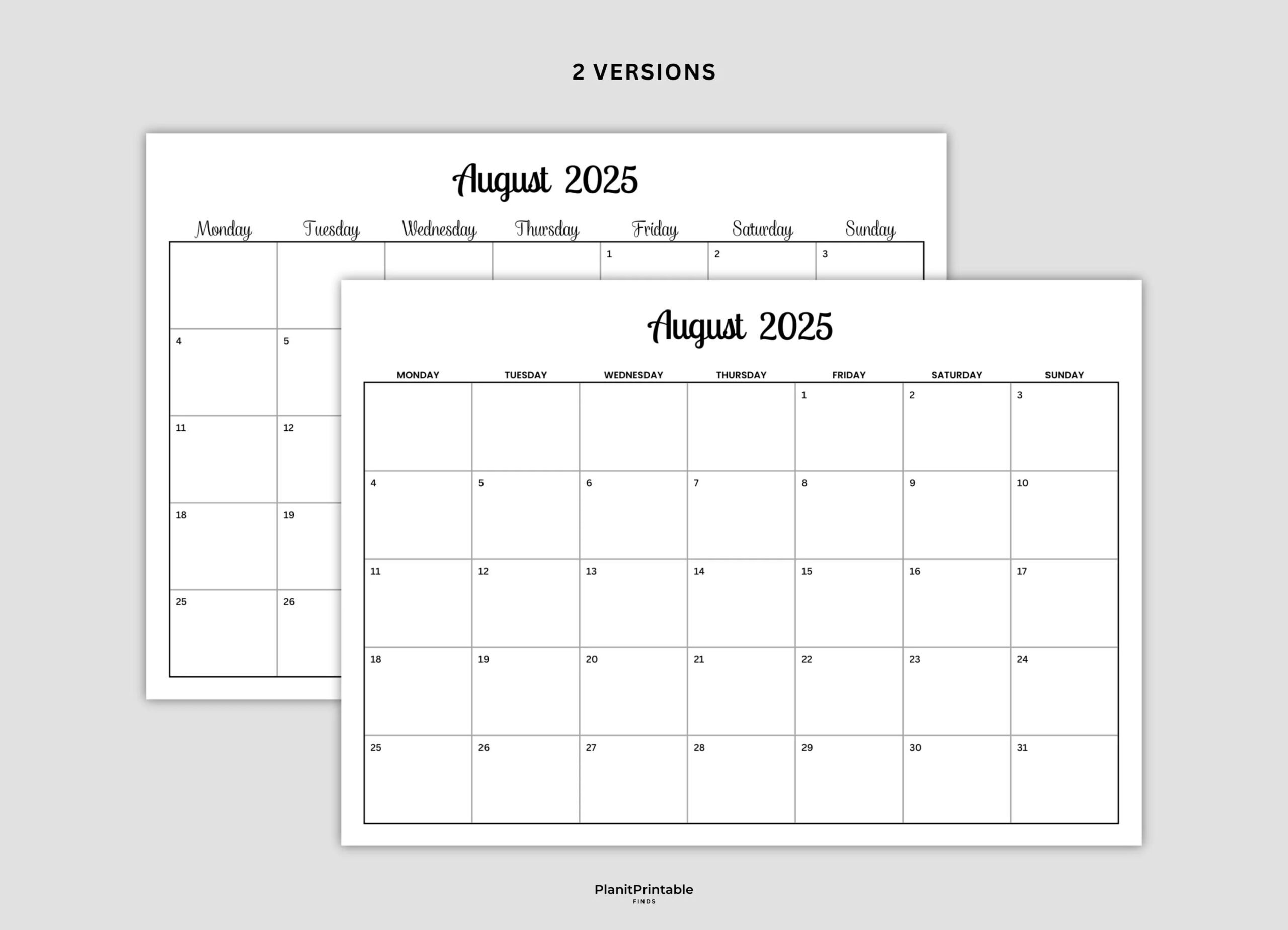 Blank Calendar 2025 5x8 Blank Calendar 2025 5x8