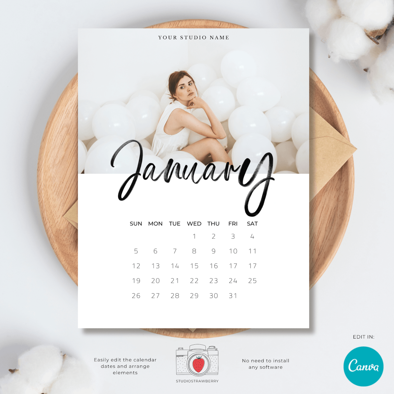 2025 Blank Printable Calendar