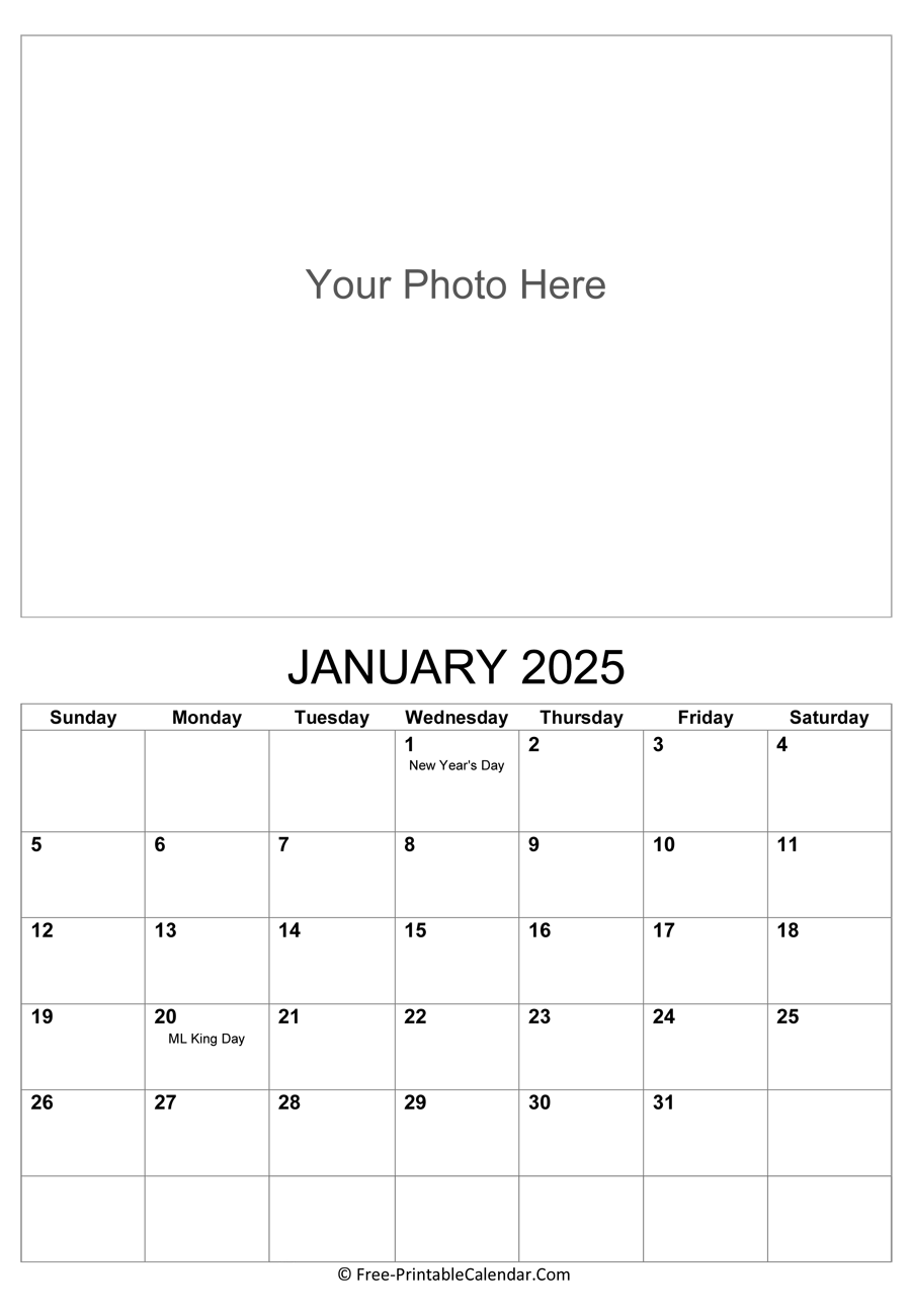 2025 Photo Calendar Templates