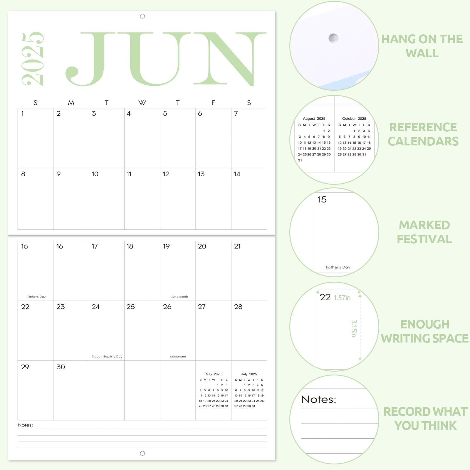 Large Blank Calendar November 2025
