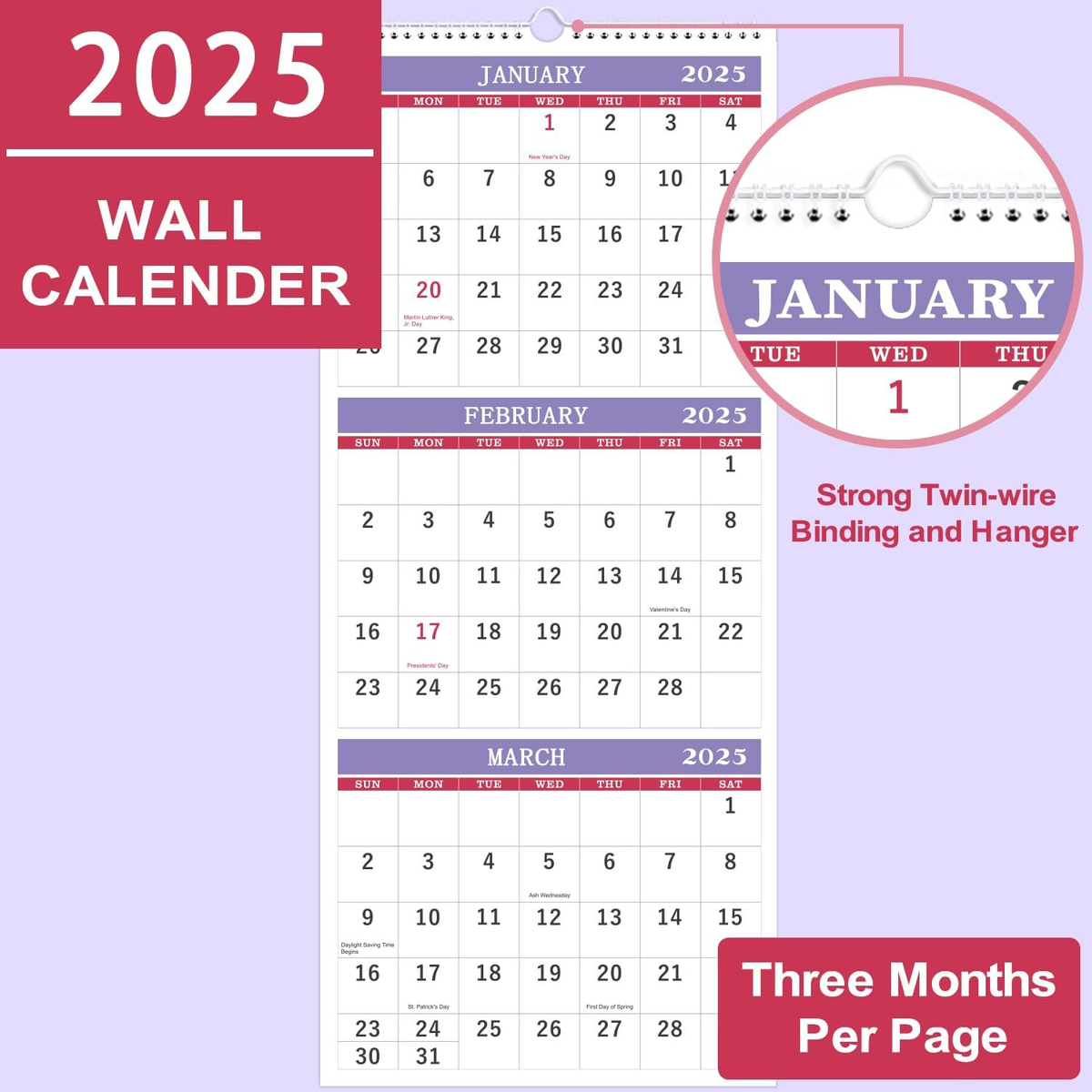 Blank Calendar 2025 3 Months