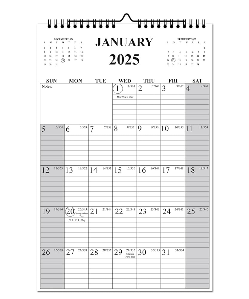 Online Blank December 2025 Calendar