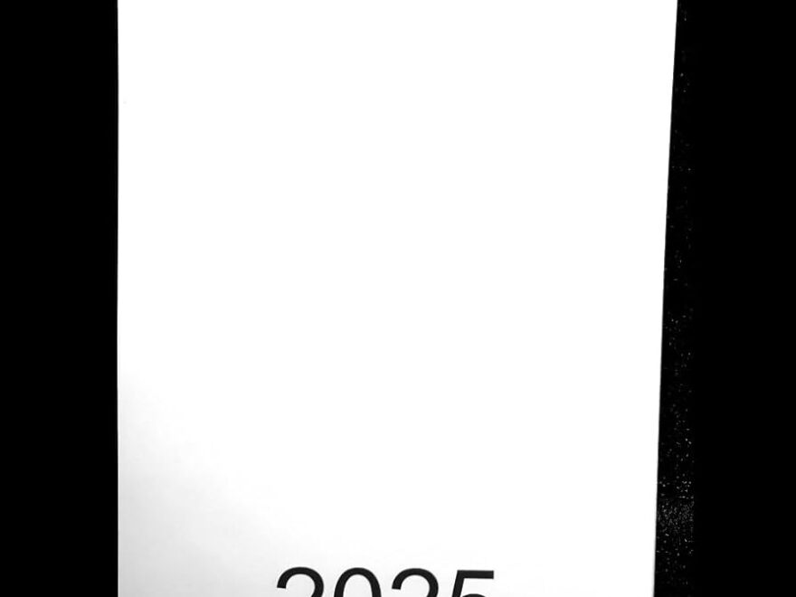 A4 Wire Bound 2025 Blank Calendar Planner White Amazon co uk Stationery Office Supplies