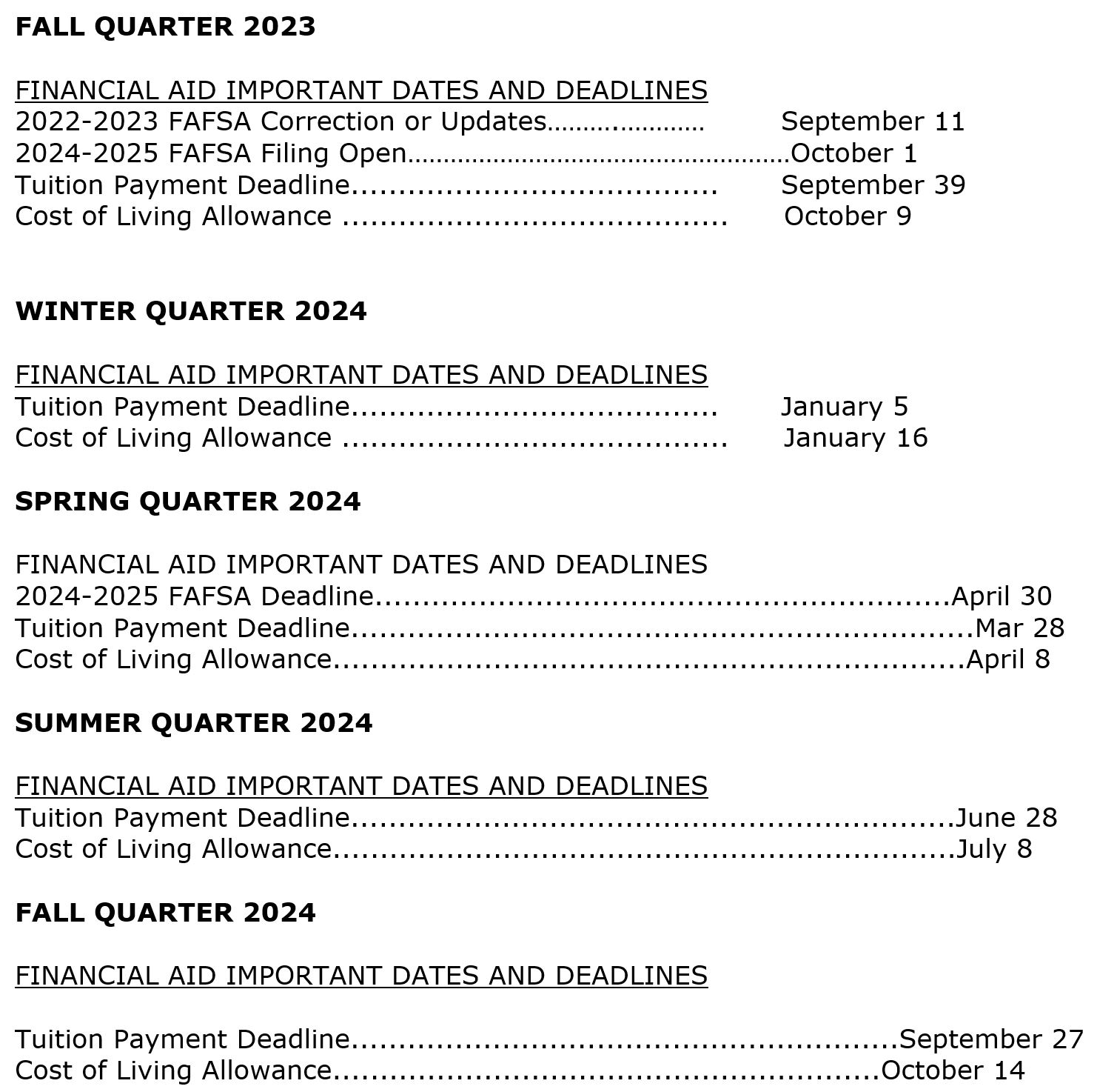 Nova Southeastern University Winter 2025 Calendar