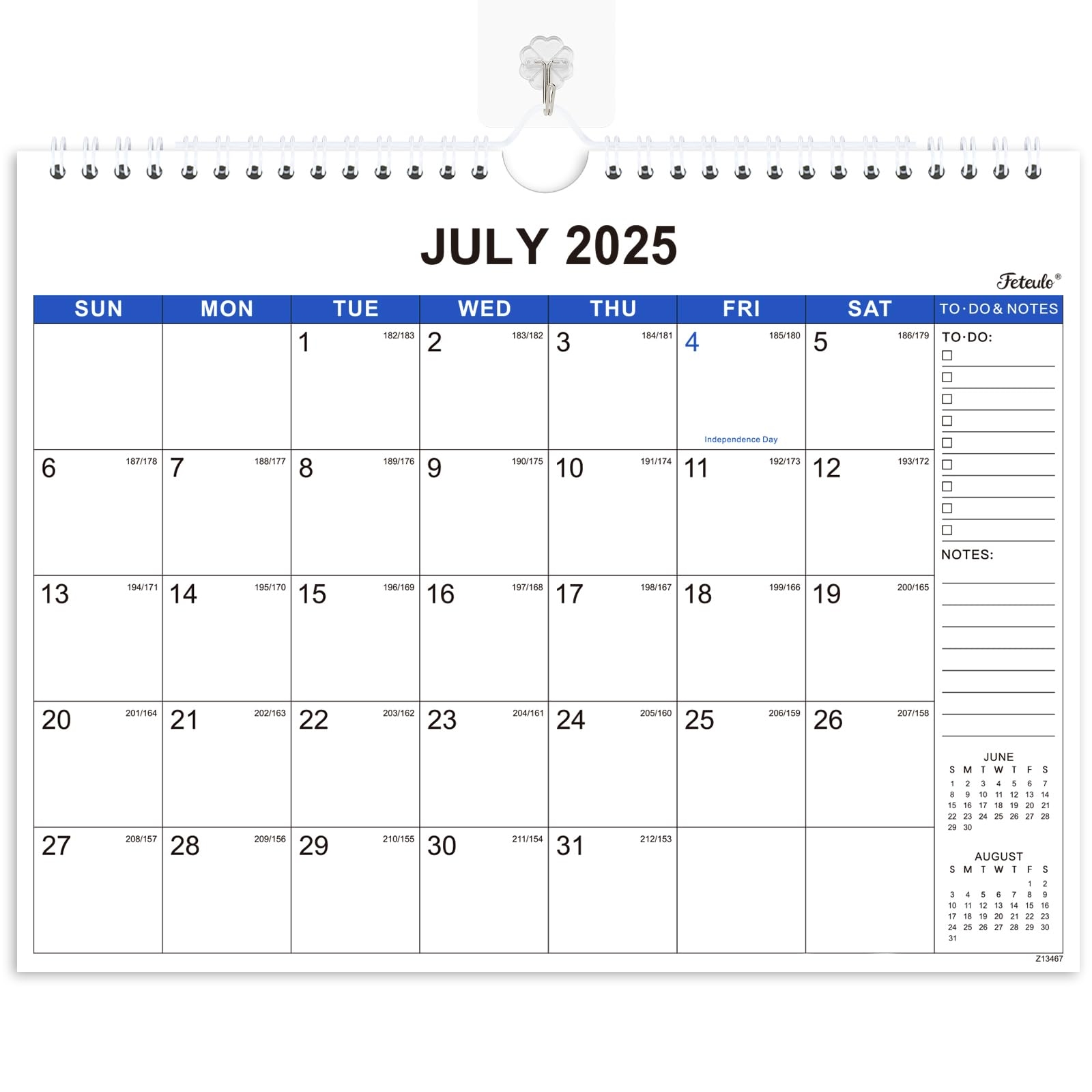 Amazon 2025 2026 Wall Calendar 18 Months Wall Calendar From Jul 2025 Dec 2026 15 X 11 5 Large Writing Blocks Suitable For Hanging On The Wall Office Products