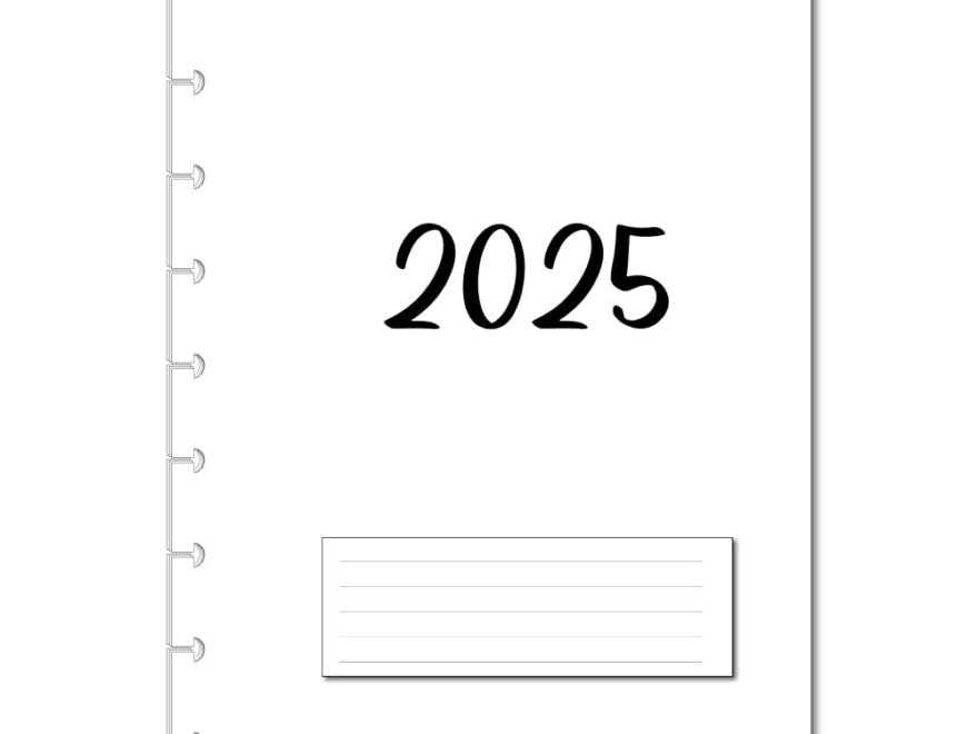 Amazon 2025 Monthly Planner Calendar Refills For 9 Disc Classic Happy Planners Loose Leaf Inserts 12 Month 9 Disc Planner 7x9 25 Size Monthly Calendar Refills Minimalist Office Products