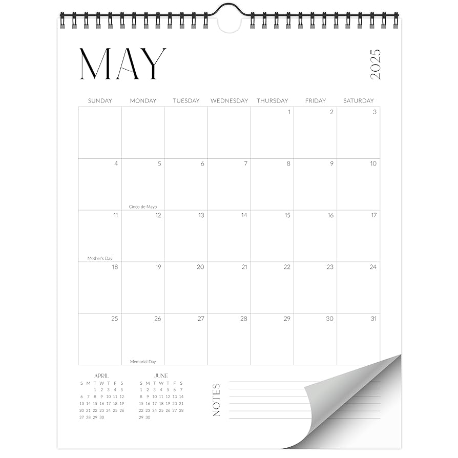 2025 And 2026 Calendar Printable Blank