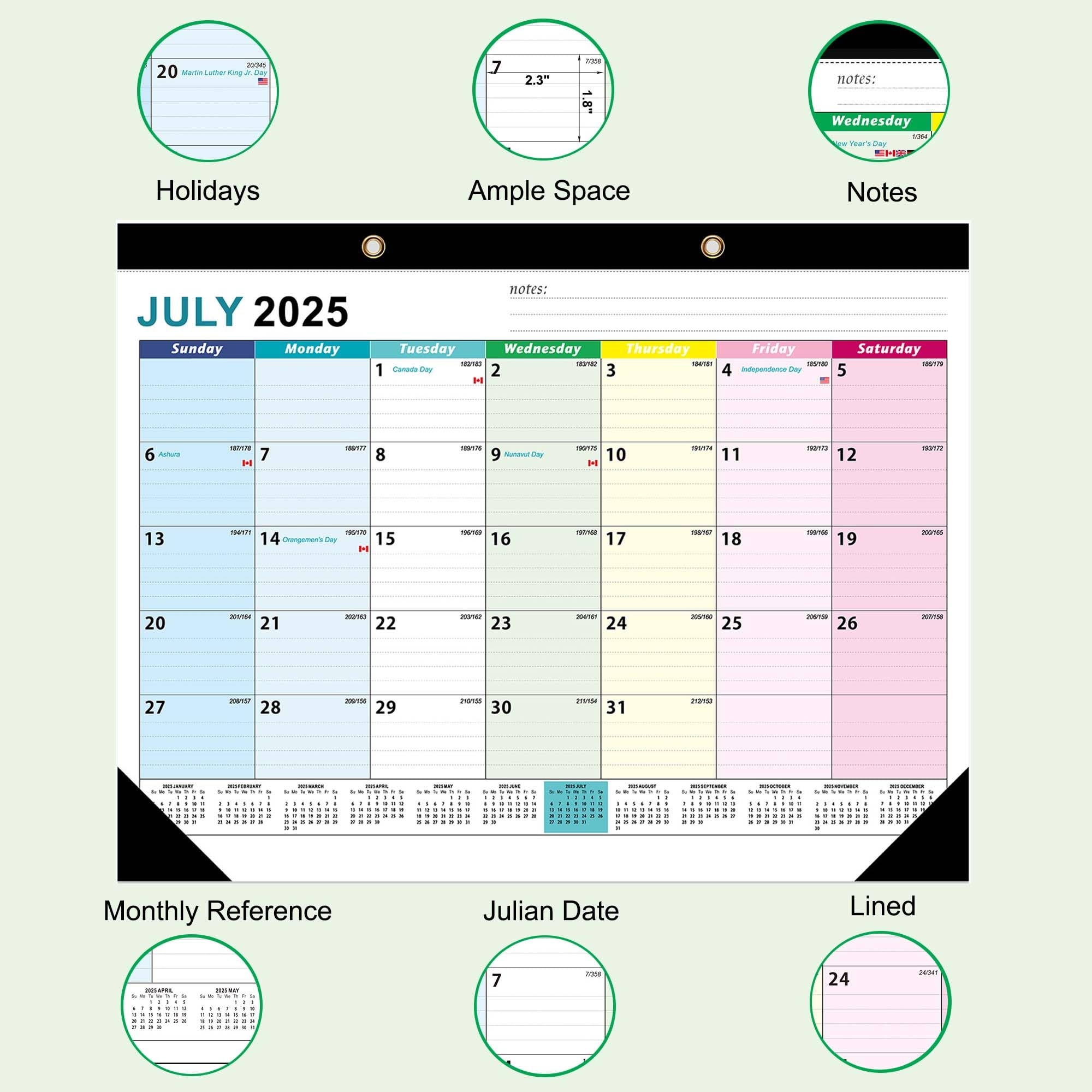 Blank Monthly Calendar 2025 Excel