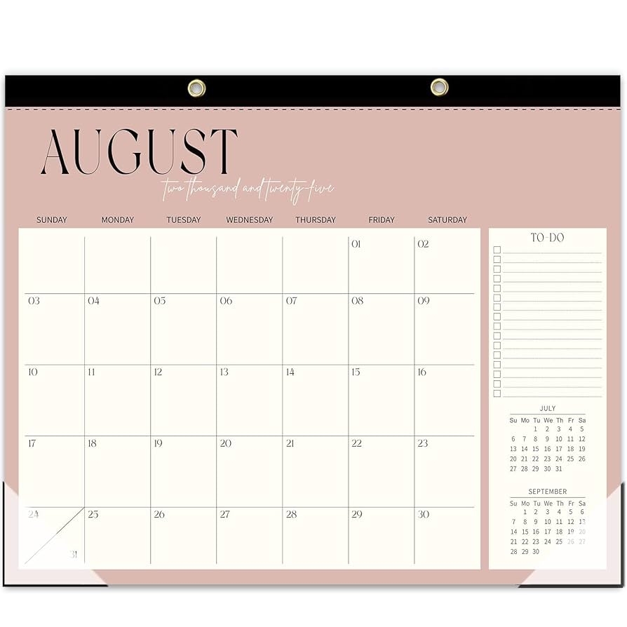 Amazon Guasslee Large Desk Calendar 2025 2026 19 Month Large Hanging Desk Wall Calendar From 2025 June 2026 December 17 X 22 School Year Monthly Planner With Thick Paper For Office Home School Organizing 