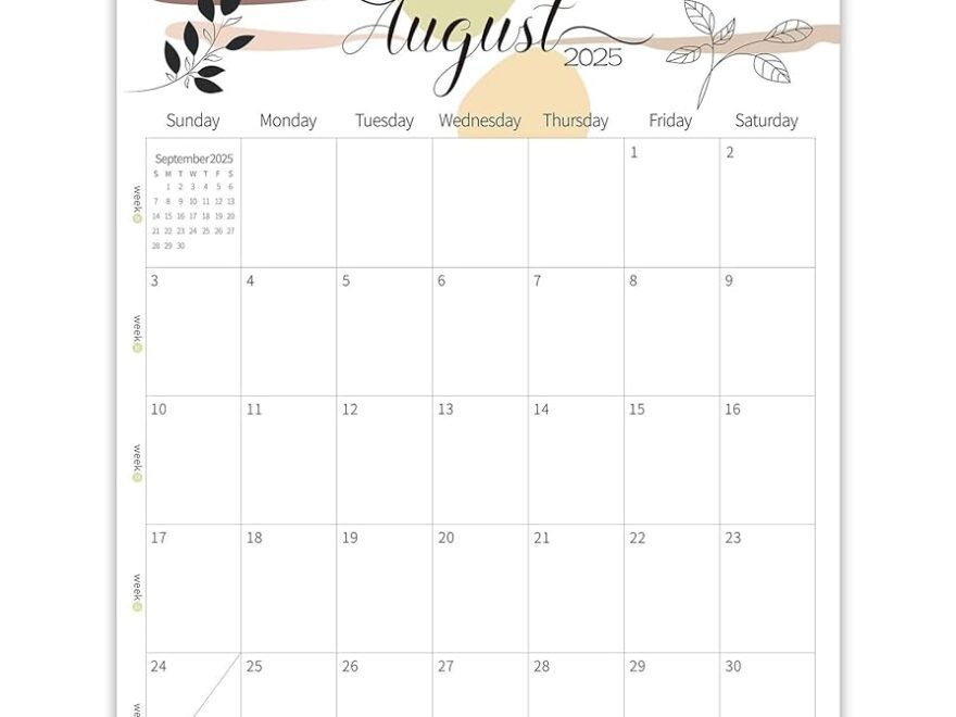 Amazon Guasslee Vertical Wall Calendar 2025 Jun 2025 Dec 2026 19 Month Boho Paper Calendar Spiral Bound Hanging Monthly Planner Wall For Office School Home Easy Organizing 14 X 11 5 Office Products