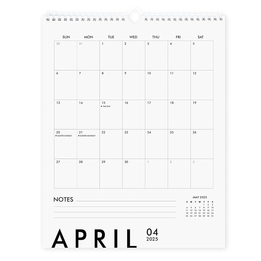 Amazon Modern Vertical Wall Calendar 2025 18 Month Calendar January 2025 To June 2026 11x13 5 Inches Sleek Black White Design With Spiral Twin Wire Binding Office Products Amazon Modern Vertical Wall Calendar 2025 18 Month Calendar January 2025 To June 2026 11x13 5 Inches Sleek Black White Design With Spiral Twin Wire Binding Office Products