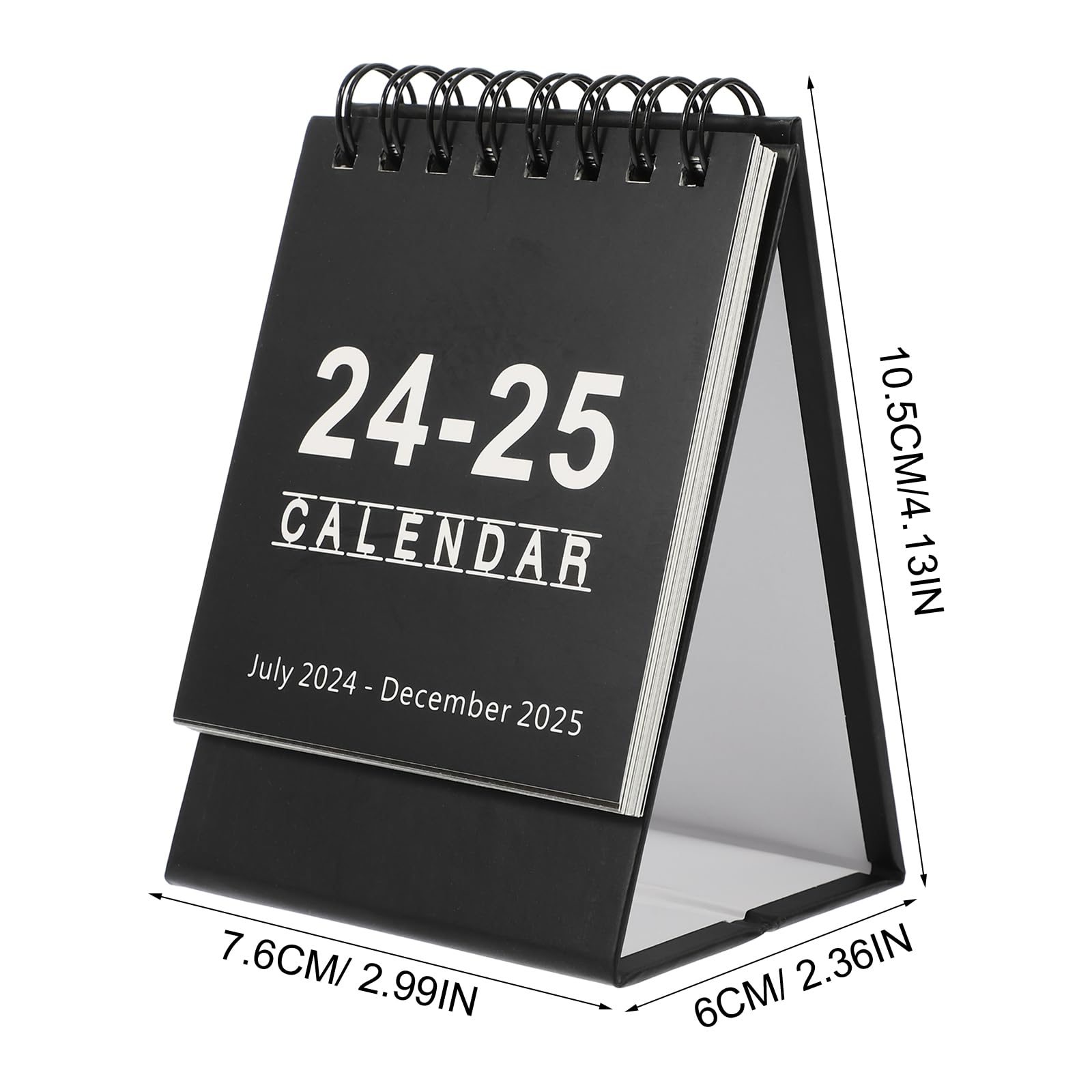 Amazon NUOBESTY 2025 Mini Desktop Calendar Paper Calendar Desk Blank 2025 Paper Planner Standing Flip Small Desk Vertical 2025 Twin wire For Home Office School Office Products