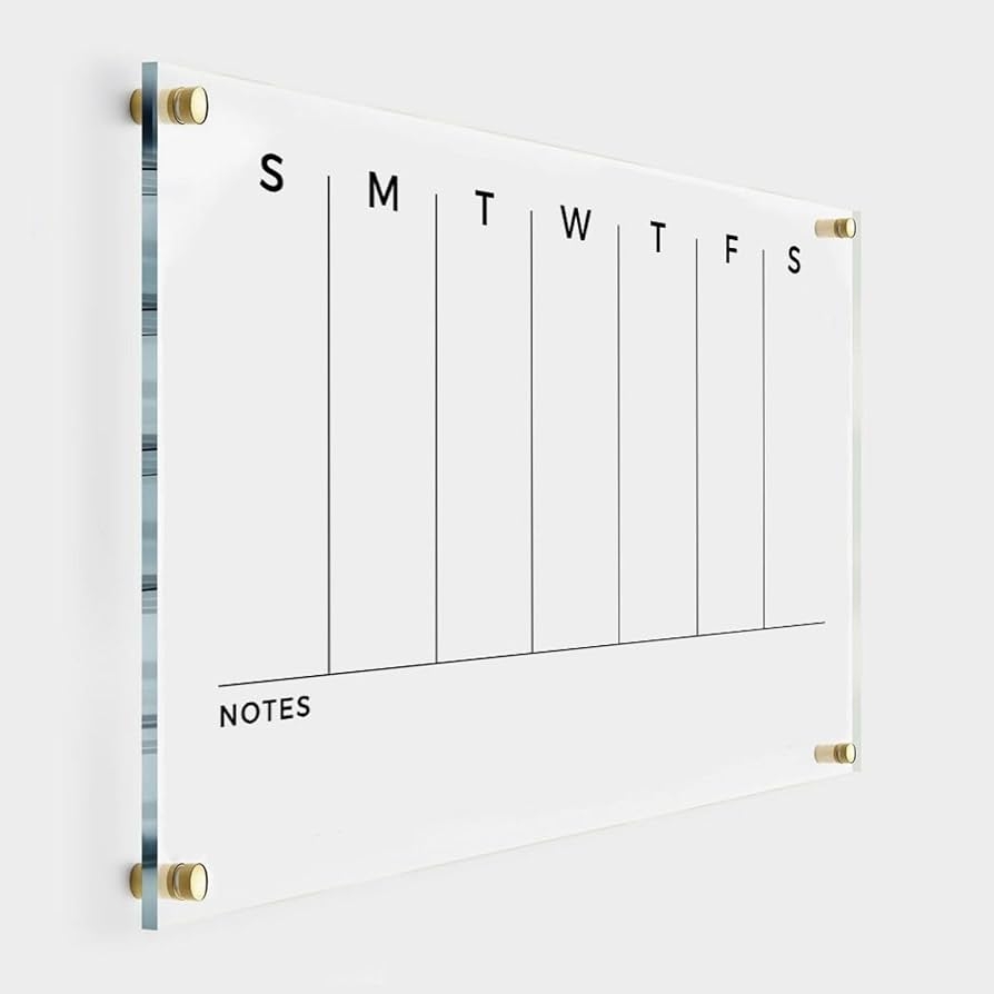 Amazon WEEKLY PLANNER Custom Wall Calendar Personalized Calendar 2025 Dry Erase Calendar Custom Text Blank Calendar Transparent Calendar Family Calendar 24 x18 Standard Package Home Kitchen