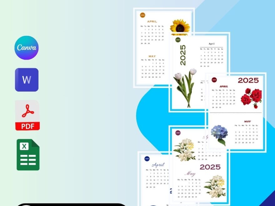 April May 2025 Calendar Printable In PDF Word Excel