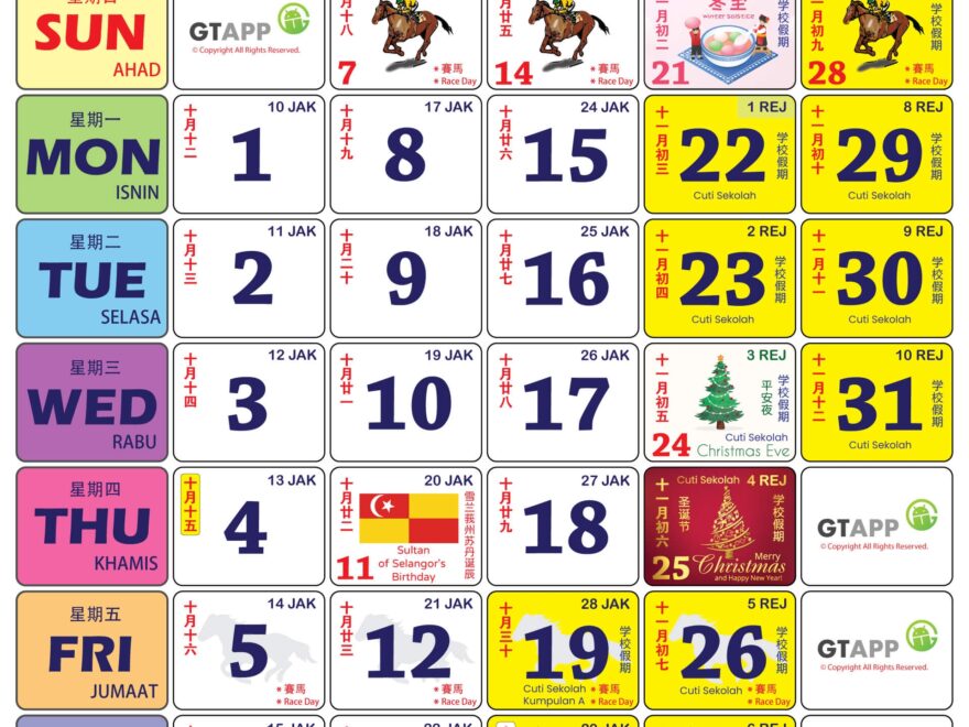 Calendar Malaysia 2025 Calendar Malaysia
