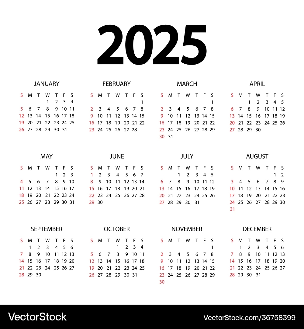 Calendar Planner 2025 Blank Calendar
