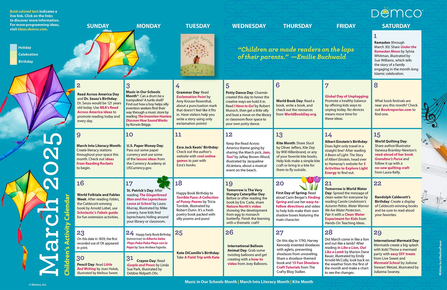 Download Blank Preschool Calendar 2025