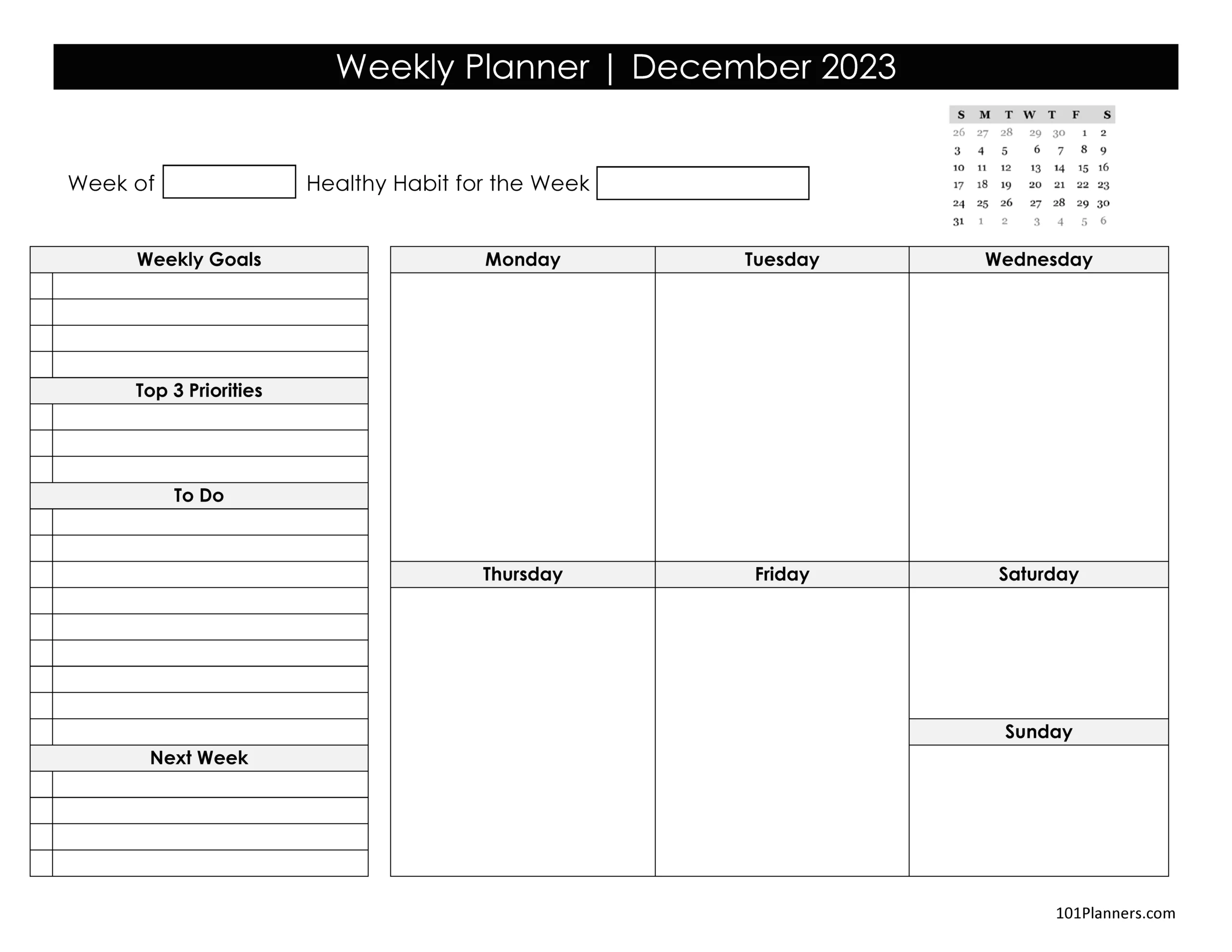December 2025 Calendar Instant Download December 2025 Calendar Instant Download