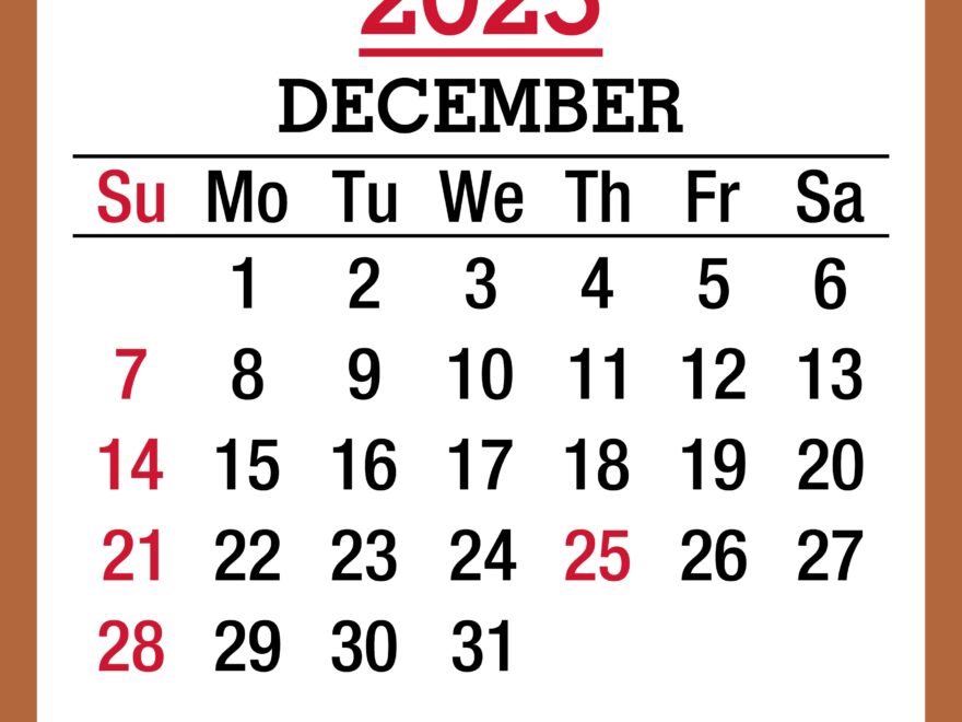 December 2025 Monthly Calendar With Holidays Printable Free Beige Sunday Start PashaCoffee