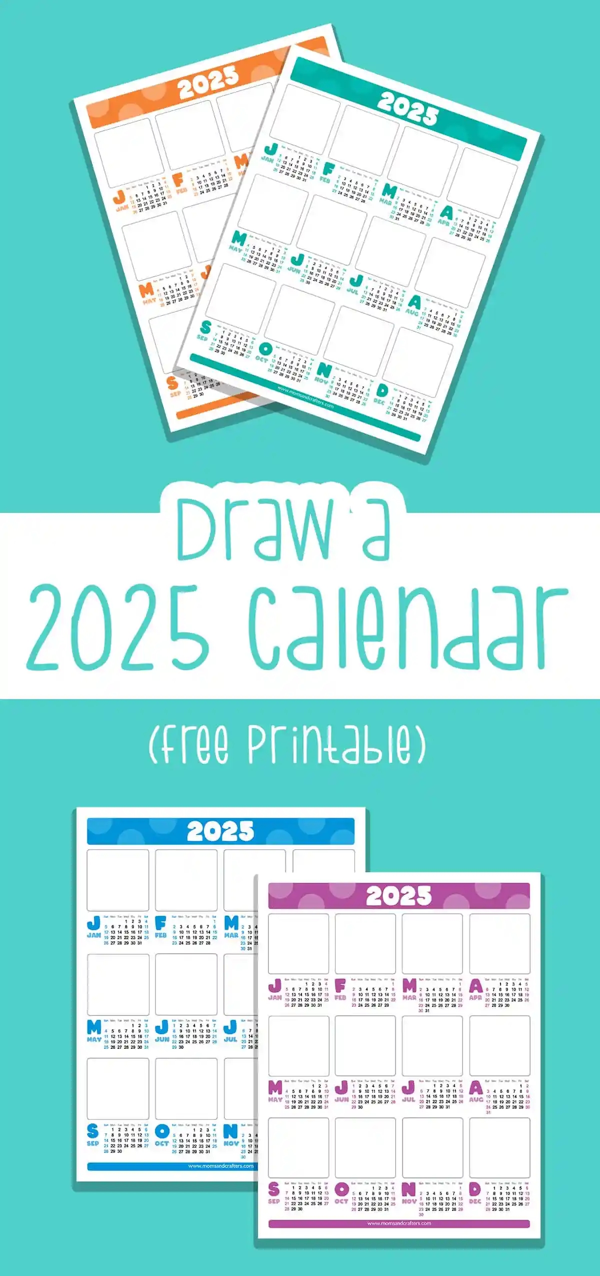 Blank Calendar 2025 Free