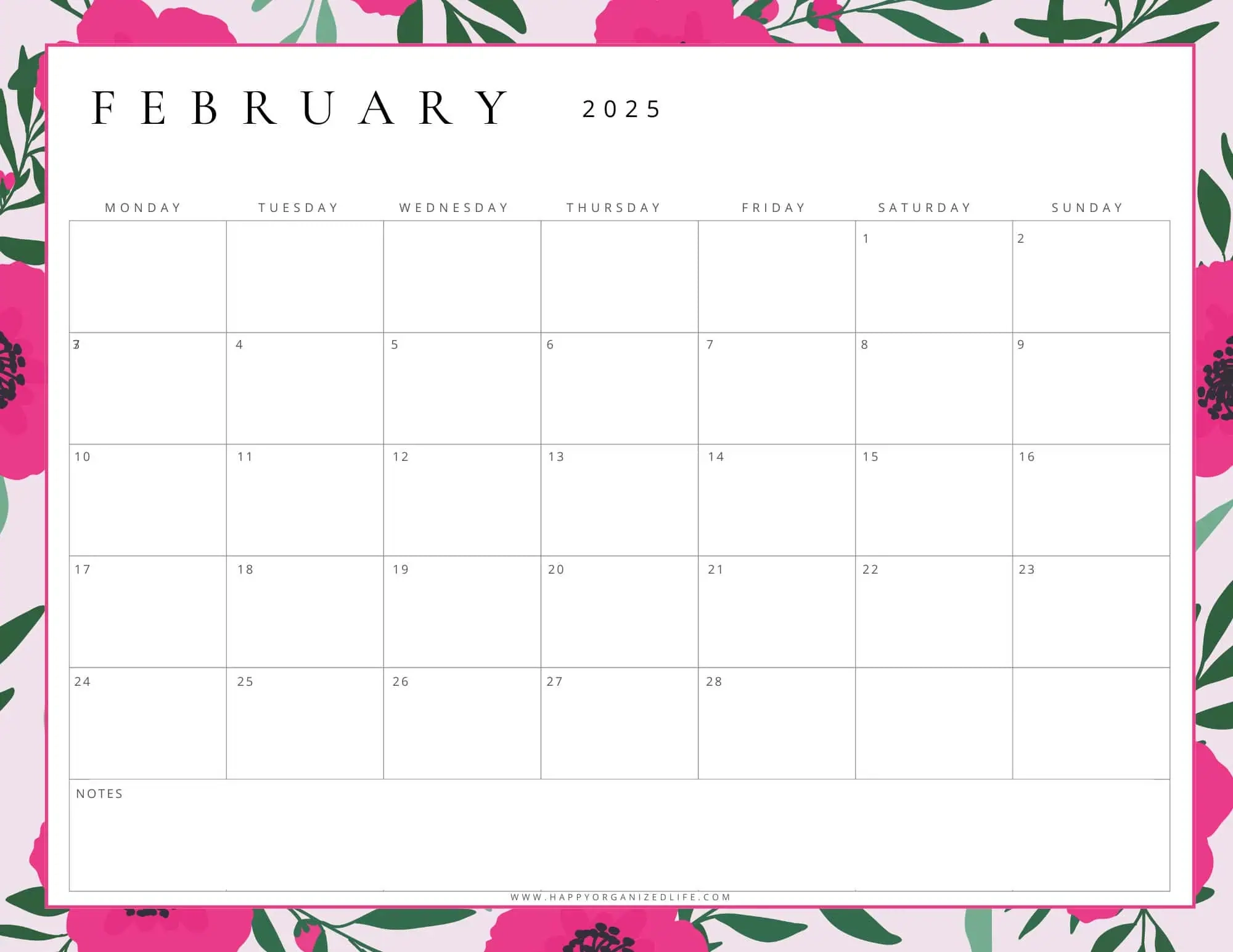 February Calendar For 2025 20 Free Printable Designs