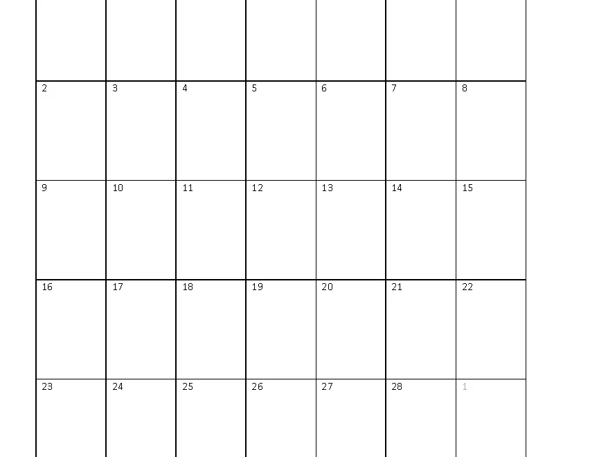 FREE 2025 Calendar Template Word Instant Download
